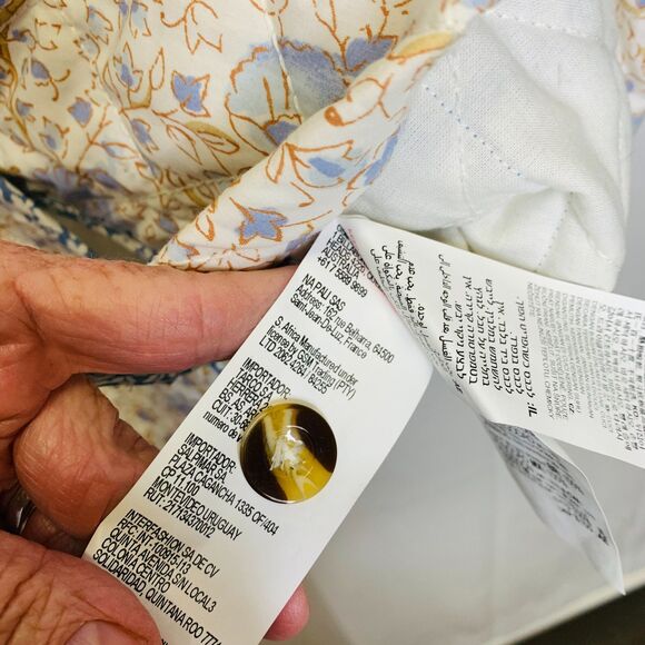 Billabong Perfect Match Quilted Jacket Button Belt Cottagecore‎ Romantic Prairie - Picture 9 of 15